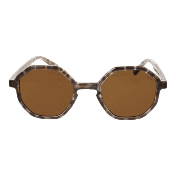 Esprit Sonnenbrille ET39272 48535 – Frontansicht mit Kunststoff Rahmen und Orange Gläsern