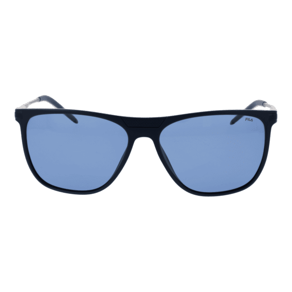 Fila Sonnenbrille SF9381 587PAP – Frontansicht mit Kunststoff Rahmen und Blau Gläsern