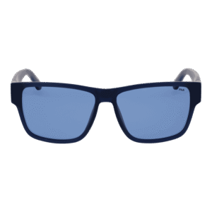 Fila Sonnenbrille SFI006 57U43P – Frontansicht mit Kunststoff Rahmen und Blau Gläsern