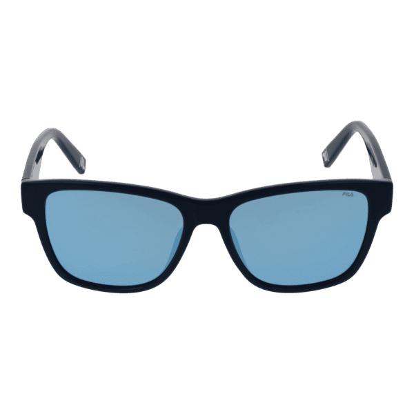 Fila Sonnenbrille SFI118V 55D82B – Frontansicht mit Kunststoff Rahmen und Grau Gläsern