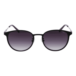 Fila Sonnenbrille SFI217 52531Y – Frontansicht mit Edelstahl Rahmen und Grau Gläsern