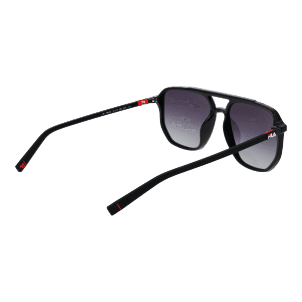 Rückansicht der Fila Sonnenbrille SFI312 57Z42P – Gummi Rahmen