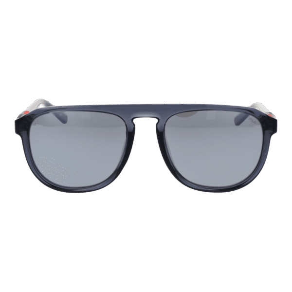 Fila Sonnenbrille SFI528 563GUP – Frontansicht mit Gummi Rahmen und Grau Gläsern