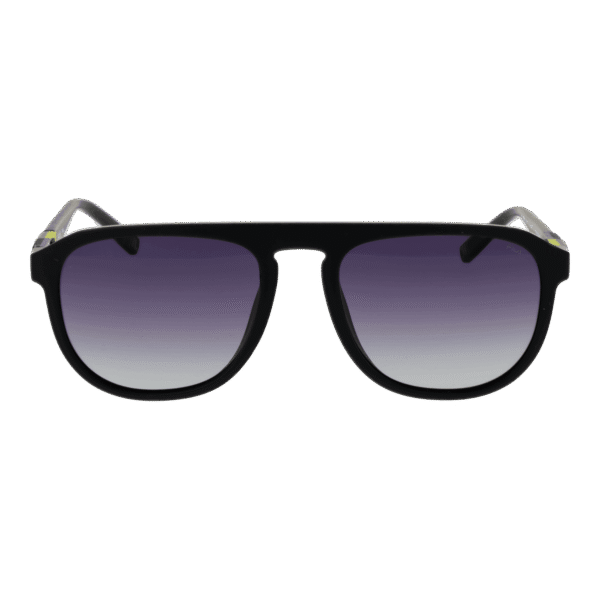 Fila Sonnenbrille SFI528 56U28P – Frontansicht mit Gummi Rahmen und Grau Gläsern