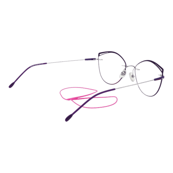 Frontansicht der Funky Buddha Brille FBD1004 55002 – Rahmen Kunststoff