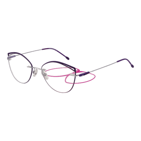 Funky Buddha Brille FBD1004 55002 – 45° Seitenansicht Funky Buddha )} Brille FBD1004 55002 in Lila