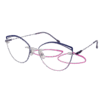 Funky Buddha )} Brille FBD1004 55005 in Blau