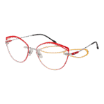 Funky Buddha )} Brille FBD1004 55006 in Rot
