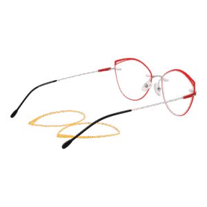 Frontansicht der Funky Buddha Brille FBD1004 55006 – Rahmen Metall & Kunststoff