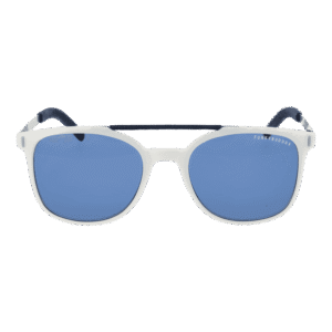 Funky Buddha Sonnenbrille FBS2000 53005 – Frontansicht mit Metall Rahmen und Blau Gläsern