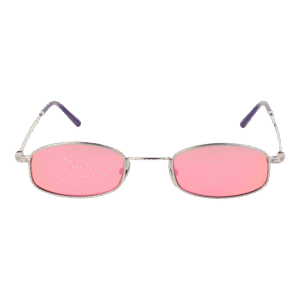 Funky Buddha Sonnenbrille FBS2008 48002 – Frontansicht mit Metall Rahmen und Rosa Gläsern