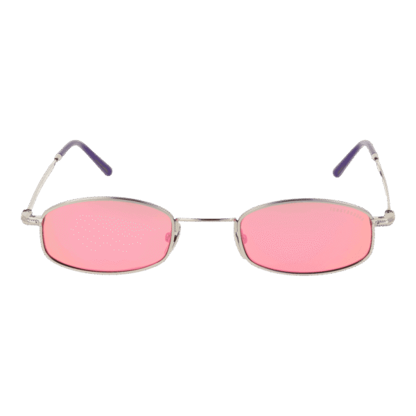 Funky Buddha Sonnenbrille FBS2008 48002 – Frontansicht mit Metall Rahmen und Rosa Gläsern