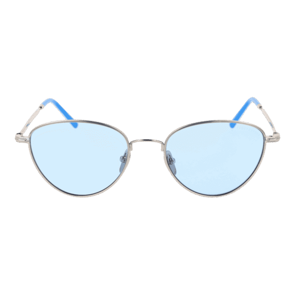 Funky Buddha Sonnenbrille FBS2009 52004 – Frontansicht mit Metall Rahmen und Blau Gläsern