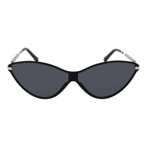 Funky Buddha Sonnenbrille FBS2011 55002 – Frontansicht mit Kunststoff Rahmen und Schwarz Gläsern