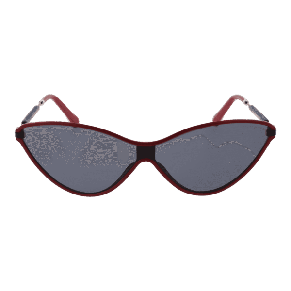 Funky Buddha Sonnenbrille FBS2011 55004 – Frontansicht mit Kunststoff Rahmen und Grau Gläsern