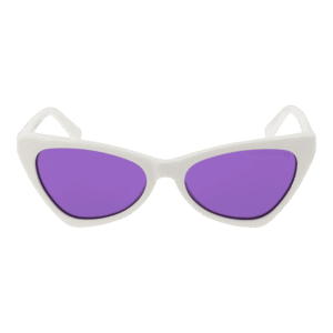 Funky Buddha Sonnenbrille FBS2023 52003 – Frontansicht mit Kunststoff Rahmen und Lila Gläsern