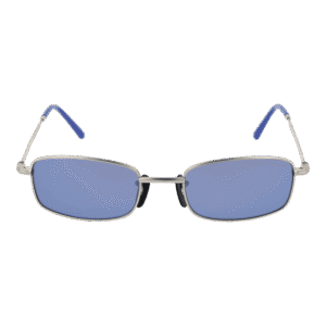 Funky Buddha Sonnenbrille FBS2026 51004 – Frontansicht mit Metall Rahmen und Blau Gläsern