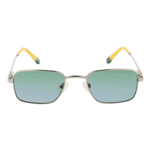 Funky Buddha Sonnenbrille FBS2028 48002 – Frontansicht mit Metall Rahmen und Grün Gläsern