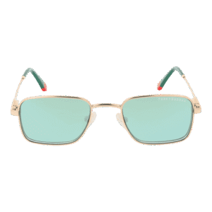 Funky Buddha Sonnenbrille FBS2028 48004 – Frontansicht mit Metall Rahmen und Grün Gläsern