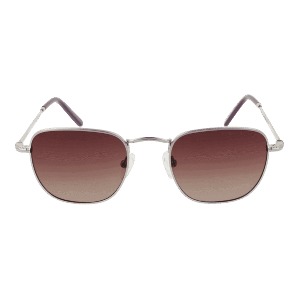 Funky Buddha Sonnenbrille FBS2030 48003 – Frontansicht mit Metall Rahmen und Braun Gläsern
