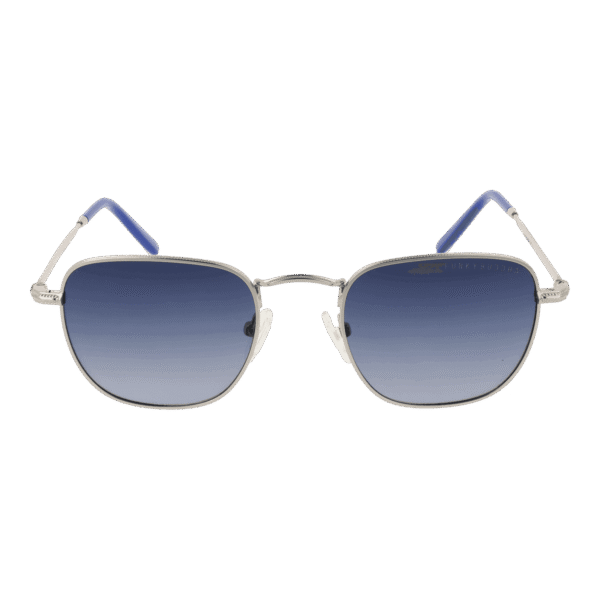 Funky Buddha Sonnenbrille FBS2030 48004 – Frontansicht mit Metall Rahmen und Blau Gläsern