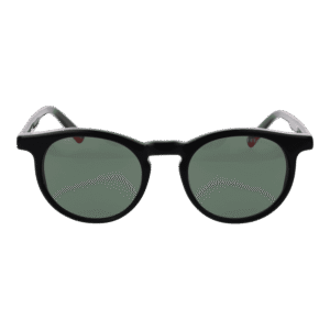 Funky Buddha Sonnenbrille FBS2034 52002 – Frontansicht mit Kunststoff Rahmen und Grün Gläsern