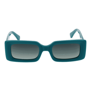 Funky Buddha Sonnenbrille FBS2040 53002 – Frontansicht mit Kunststoff Rahmen und Grün Gläsern