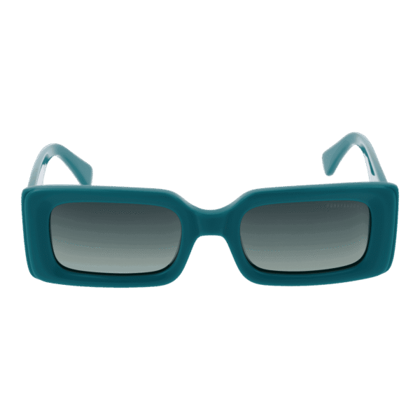 Funky Buddha Sonnenbrille FBS2040 53002 – Frontansicht mit Kunststoff Rahmen und Grün Gläsern