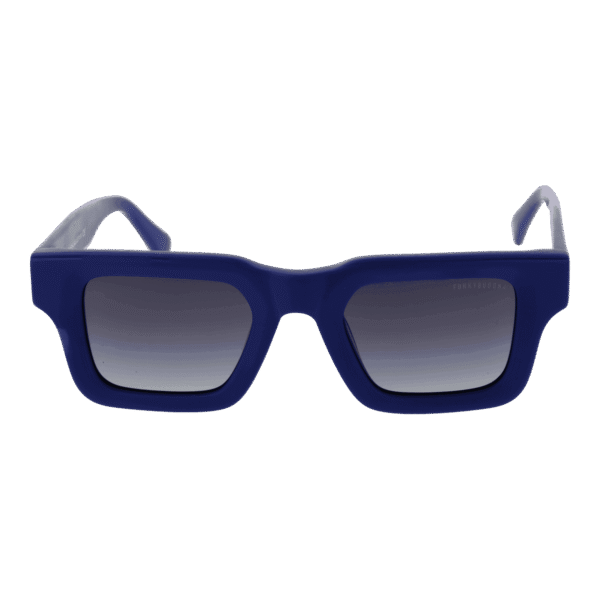 Funky Buddha Sonnenbrille FBS2041 48001 – Frontansicht mit Kunststoff Rahmen und Grau Gläsern