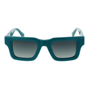 Funky Buddha Sonnenbrille FBS2041 48002 – Frontansicht mit Kunststoff Rahmen und Grün Gläsern