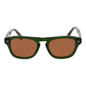 Funky Buddha Sonnenbrille FBS2042 52001 – Frontansicht mit Kunststoff Rahmen und Orange Gläsern