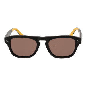 Funky Buddha Sonnenbrille FBS2042 52006 – Frontansicht mit Kunststoff Rahmen und Braun Gläsern