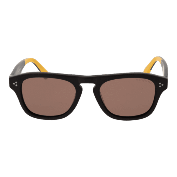 Funky Buddha Sonnenbrille FBS2042 52006 – Frontansicht mit Kunststoff Rahmen und Braun Gläsern