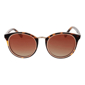 Funky Buddha Sonnenbrille FBS2046 51001 – Frontansicht mit Kunststoff Rahmen und Braun Gläsern