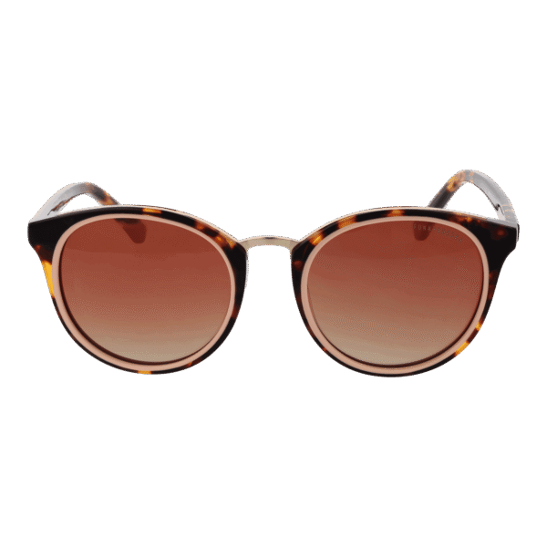 Funky Buddha Sonnenbrille FBS2046 51001 – Frontansicht mit Kunststoff Rahmen und Braun Gläsern