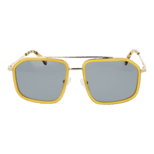 Funky Buddha Sonnenbrille FBS2048 58001 – Frontansicht mit Kunststoff Rahmen und Grau Gläsern