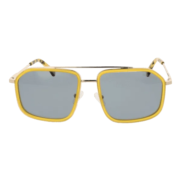 Funky Buddha Sonnenbrille FBS2048 58001 – Frontansicht mit Kunststoff Rahmen und Grau Gläsern