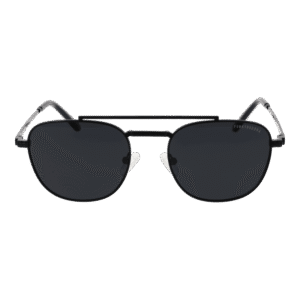 Funky Buddha Sonnenbrille FBS2056 54002 – Frontansicht mit Metall Rahmen und Grau Gläsern