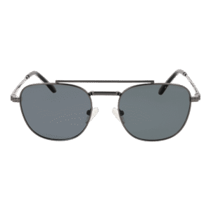 Funky Buddha Sonnenbrille FBS2056 54004 – Frontansicht mit Metall Rahmen und Grau Gläsern
