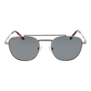 Funky Buddha Sonnenbrille FBS2056 54005 – Frontansicht mit Metall Rahmen und Grau Gläsern