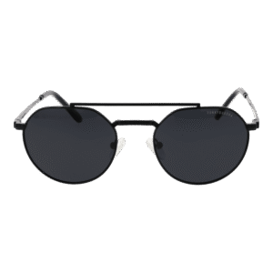 Funky Buddha Sonnenbrille FBS2057 53002 – Frontansicht mit Metall Rahmen und Grau Gläsern