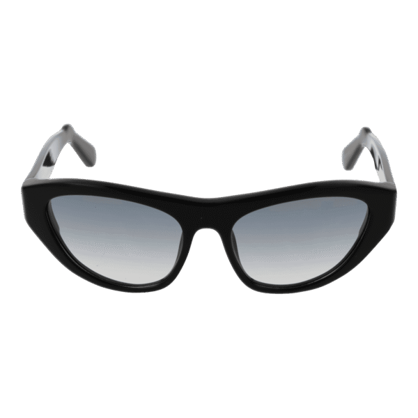 GCDS Sonnenbrille GD0010 5801B – Frontansicht mit Azetat Rahmen und Grau Gläsern