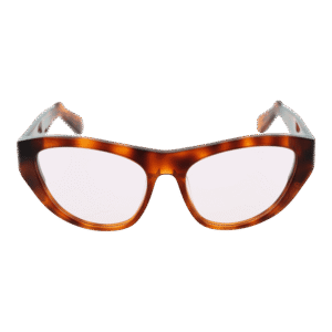 GCDS Sonnenbrille GD0010 5853S – Frontansicht mit Kunststoff Rahmen und Rosa Gläsern