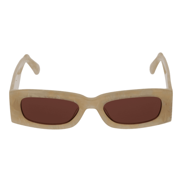 GCDS Sonnenbrille GD0020 5225S – Frontansicht mit Kunststoff Rahmen und Burgunder Gläsern