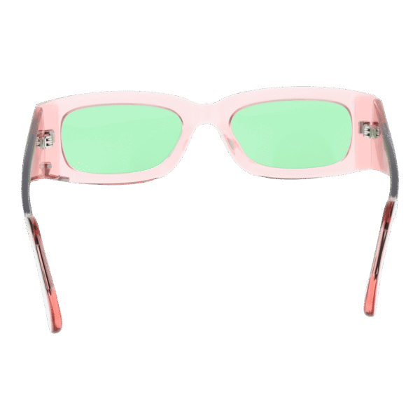 GCDS Sonnenbrille GD0020 5272N – Frontansicht mit Azetat Rahmen und Grün Gläsern