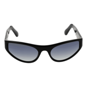 GCDS Sonnenbrille GD0024 5501B – Frontansicht mit Azetat Rahmen und Grau Gläsern