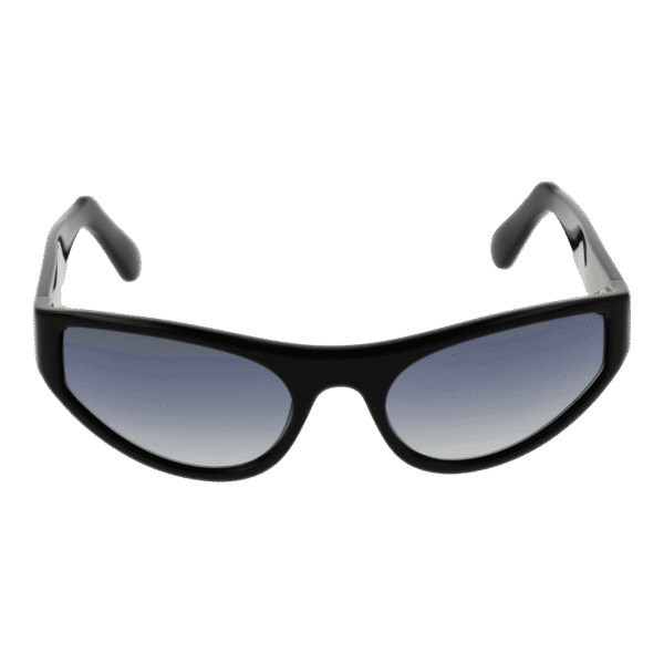 GCDS Sonnenbrille GD0024 5501B – Frontansicht mit Azetat Rahmen und Grau Gläsern