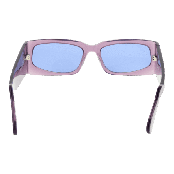 GCDS Sonnenbrille GD0035 5583V – Frontansicht mit Azetat Rahmen und Blau Gläsern