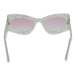 GCDS Sonnenbrille GD0036 5424U – Frontansicht mit Azetat Rahmen und Burgunder Gläsern