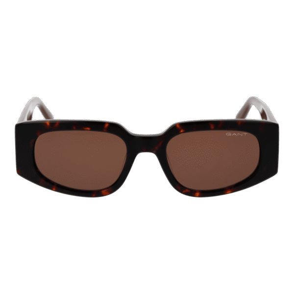 Gant Sonnenbrille GA00001 5352E – Frontansicht mit Azetat Rahmen und Braun Gläsern